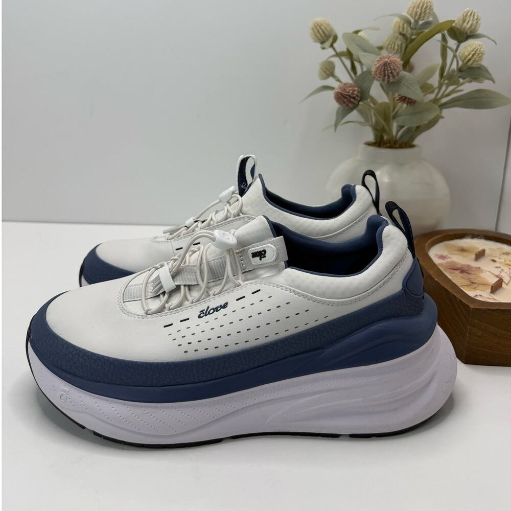 Clove Supercush Forte 2 Nursing Sneaker Medical White Navy Women 8 Tried on